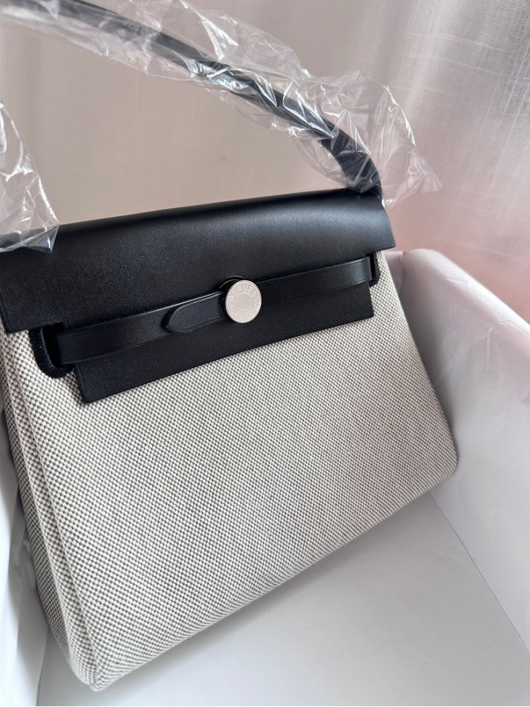 MINI HERBAG Ecru/Amande/Black PHW