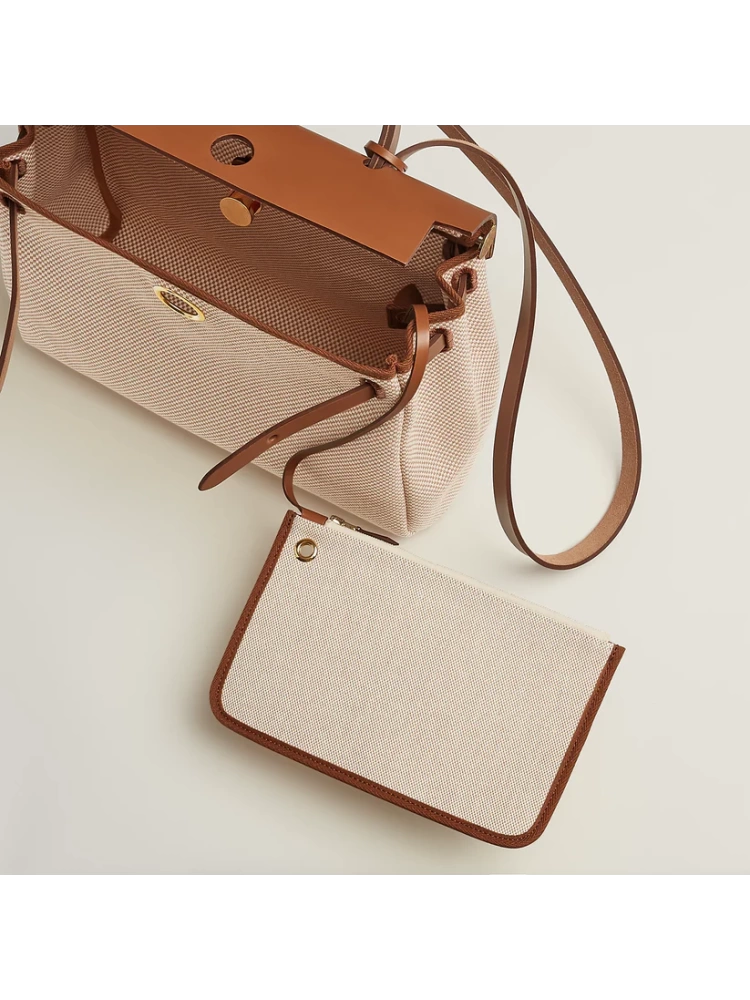HERBAG 31 Ecru/Beige/Fauve GHW