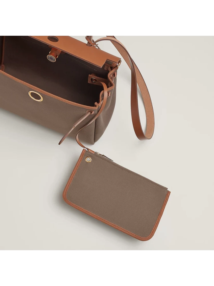 HERBAG 31 Etoupe/Fauve/Ebene LAQUE